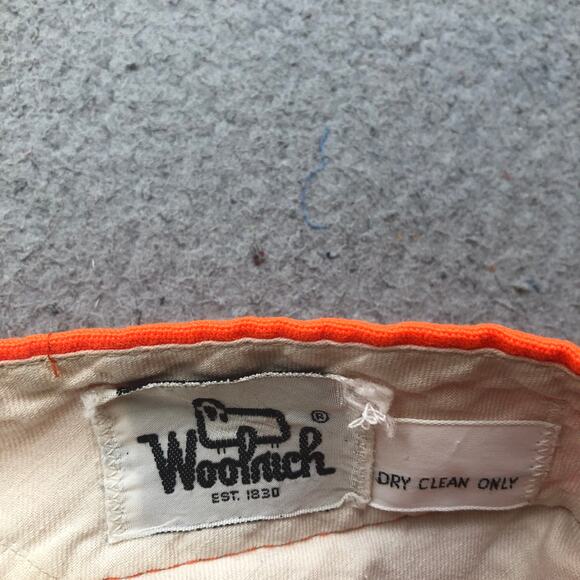 Vintage Woolrich Orange Hunting Pants Mens 42x30 Insulated Nylon Safety Blaze - Picture 4 of 16